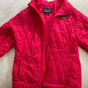 Patagonia Girl’s Bright Pink Nano Puff Jacket